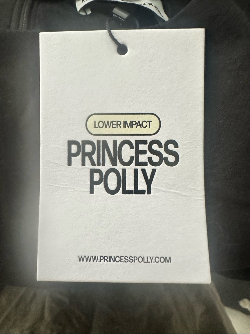 Princess Polly Black Tieback Romper NWT Size 6 - Picture 4 of 4